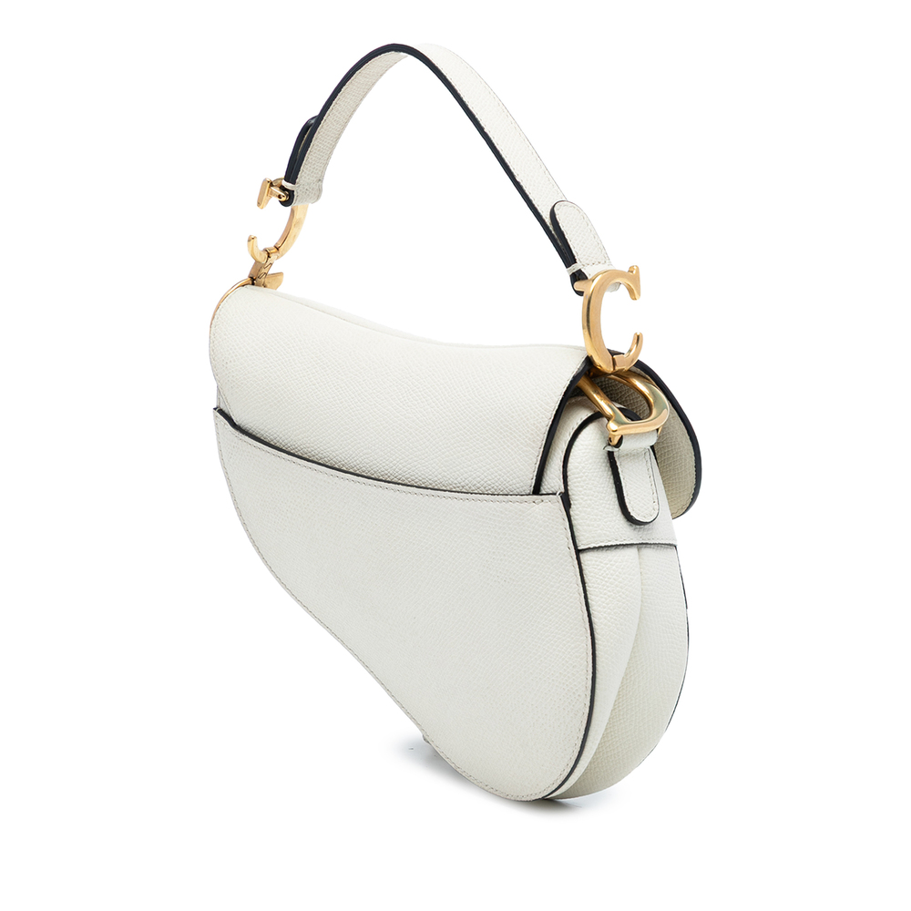 Pre-Loved Dior Mini Grained Calfskin Saddle Bag - Picture 2 of 7